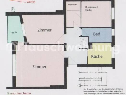 Wohnung zur Miete Tauschwohnung 650 € 3 Zimmer 61 m² 1. Geschoss Westend Berlin 10779
