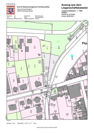 Grundstück zum Kauf 340.000 € 3.038 m² Grundstück Ermschwerder Straße 52 Witzenhausen Witzenhausen 37213