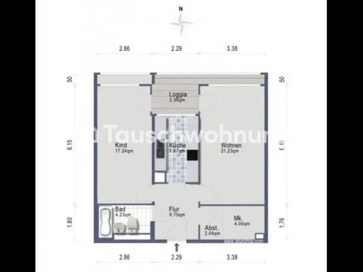 Wohnung zur Miete Tauschwohnung 500 € 2,5 Zimmer 62 m² 9. Geschoss Schöneberg Tempelhof-Schöneberg 10781