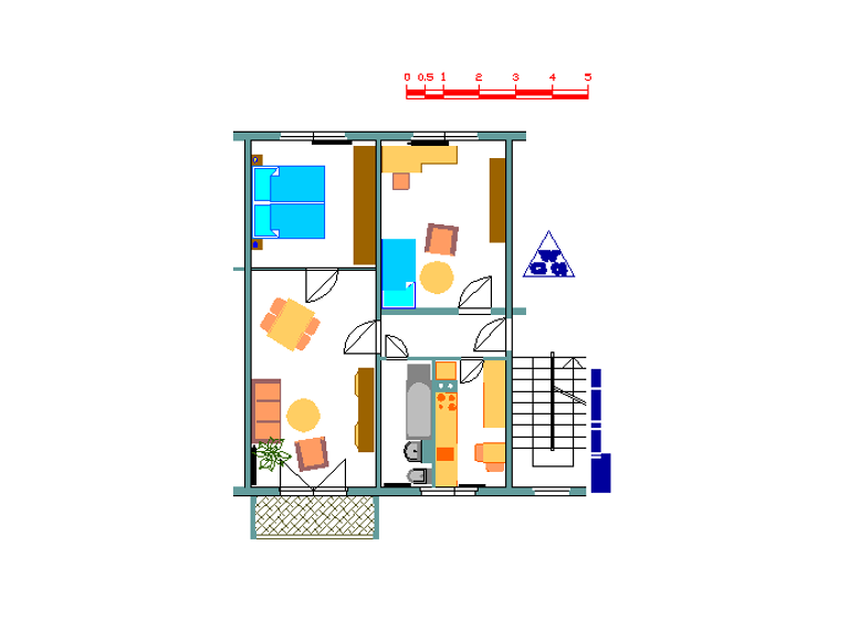 Wohnung zur Miete 320 € 3 Zimmer 66,5 m² 4. Geschoss frei ab sofort Dr.-Schweitzer-Str. 17 Großenhain 01558