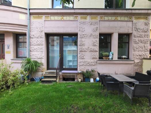 Terrassenwohnung zur Miete 1.050 € 2 Zimmer 80 m² EG frei ab sofort Schoppershofstr. 56 Rennweg Nürnberg 90489