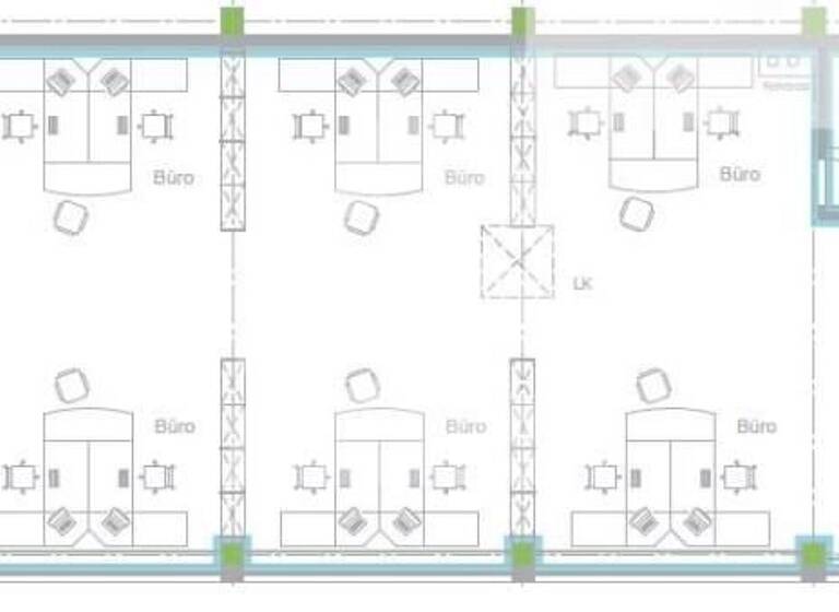 Bürofläche zur Miete provisionsfrei 5,50 € 442 m² Bürofläche teilbar ab 442 m² Gütz Landsberg 06188