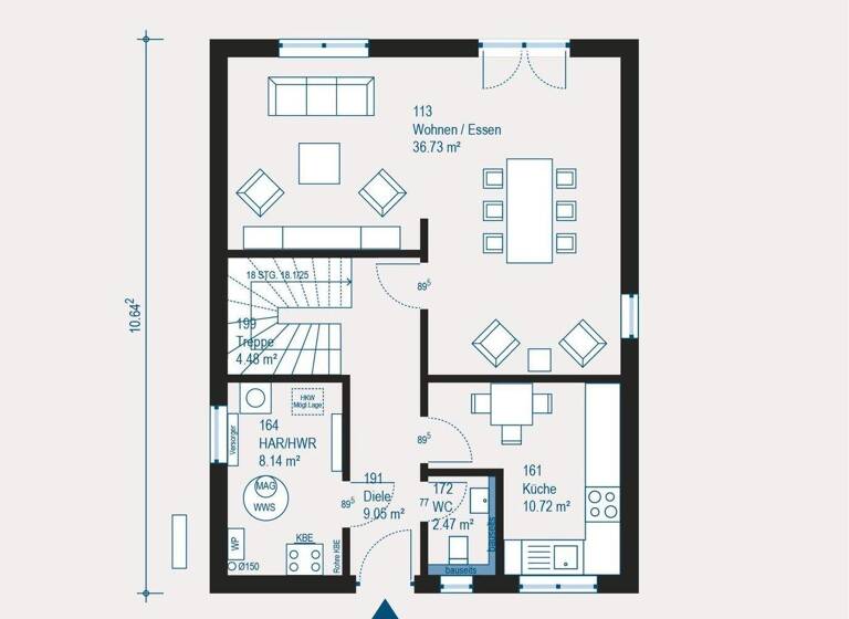 Einfamilienhaus zum Kauf 508.742 € 4 Zimmer 136,8 m² 452 m² Grundstück Kandel 76870
