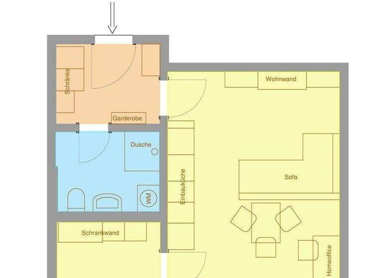 Wohnung zur Miete 787 € 2 Zimmer 37 m² 3. Geschoss Liebenau Graz 8041