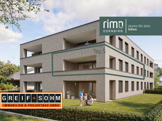 Terrassenwohnung zum Kauf - Erstbezug 699.100 € 4 Zimmer 97 m² 1. Geschoss Weidachstraße 31 Lauterach 6923