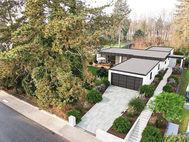 Bungalow zum Kauf 2.150.000 € 6 Zimmer 237 m² 3.490 m² Grundstück Bergen-Enkheim Frankfurt am Main 60388