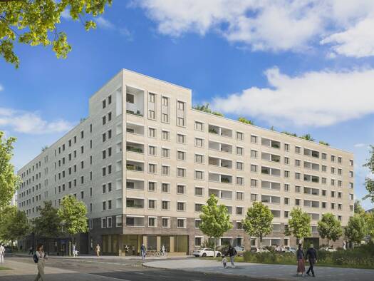 Wohnung zur Miete nur mit Wohnberechtigungsschein 743 € 4 Zimmer 67,5 m² 5. Geschoss frei ab 01.10.2026 Friederike-Nadig-Allee 34 Schwabing-Freimann München 80939