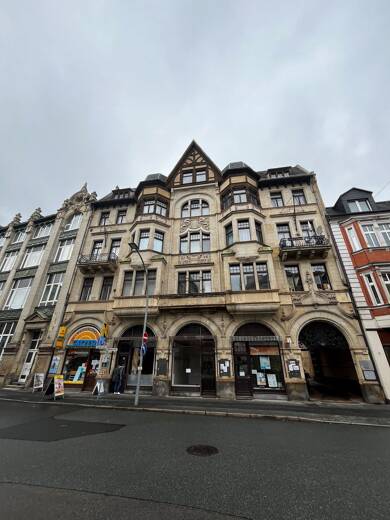 Wohnung zur Miete 500 € 4 Zimmer 100 m² 3. Geschoss frei ab sofort Bahnhofstrasse 9 Aue 08280