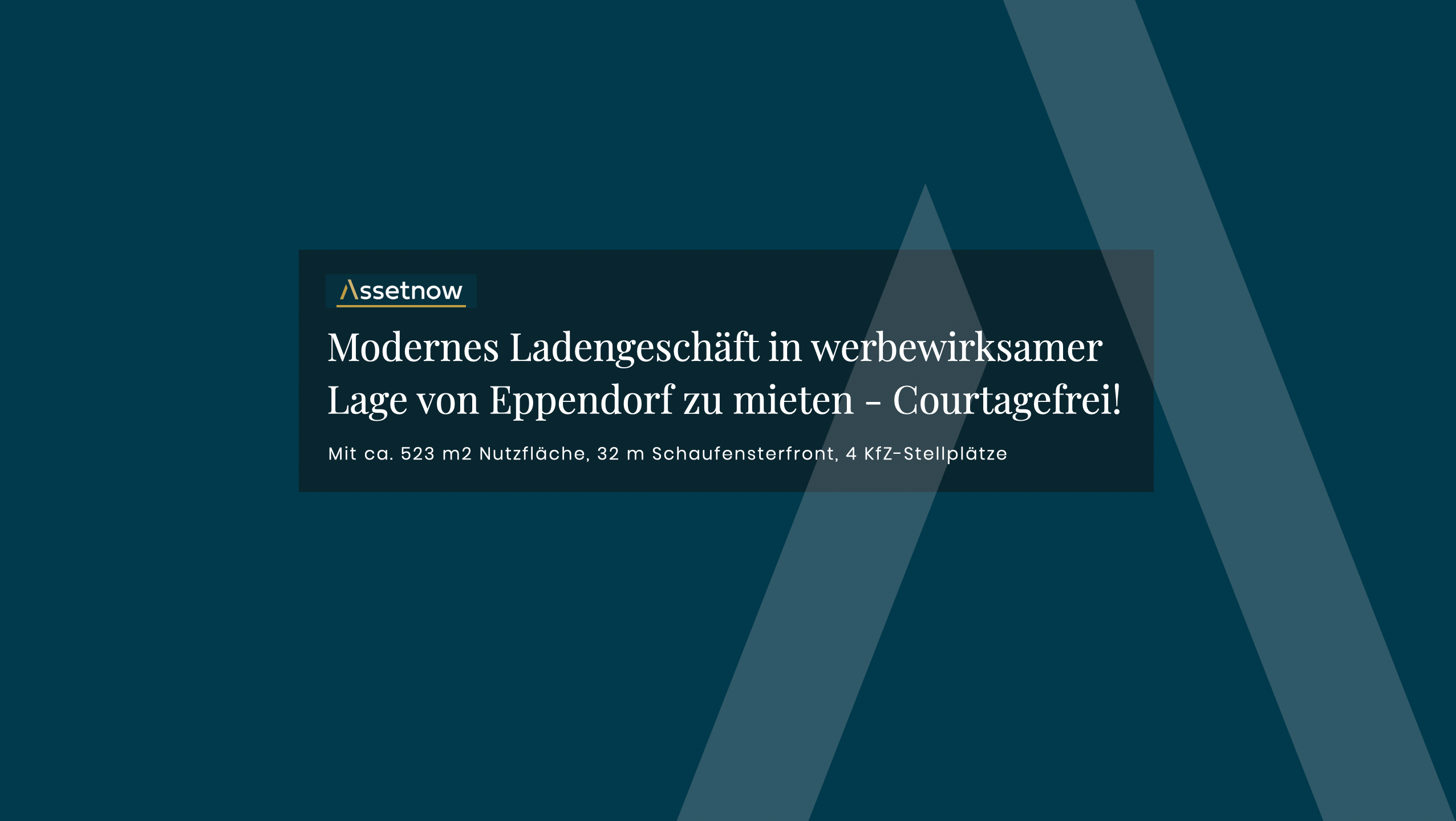 Laden zur Miete provisionsfrei 5.700 € 310 m²<br/>Verkaufsfläche Eppendorf Hamburg 20252