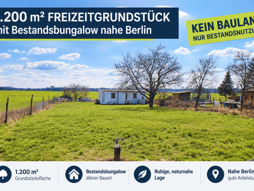 Grundstück zum Kauf 139.000 € 1.200 m² Grundstück Mehrow Ahrensfelde 16356