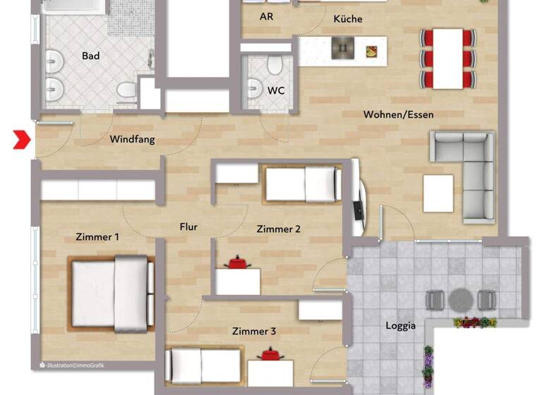 Wohnung zur Miete - Erstbezug 1.783 € 4 Zimmer 104,9 m² Leonberg 71229