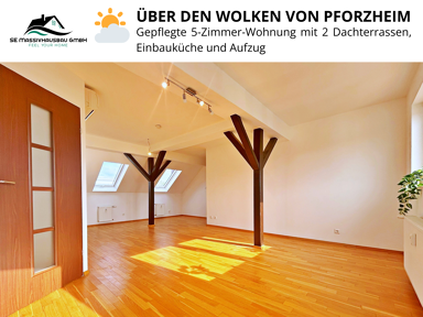 Wohnung zum Kauf 339.000 € 5 Zimmer 155 m² 5. Geschoss frei ab sofort Weststadt - Stadtviertel 032 Pforzheim 75172