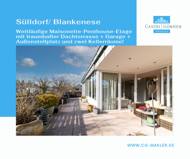 Penthouse zur Miete 3.095 € 4 Zimmer 238 m² 2. Geschoss Sülldorfer Kirchenweg 134 Sülldorf Hamburg 22589