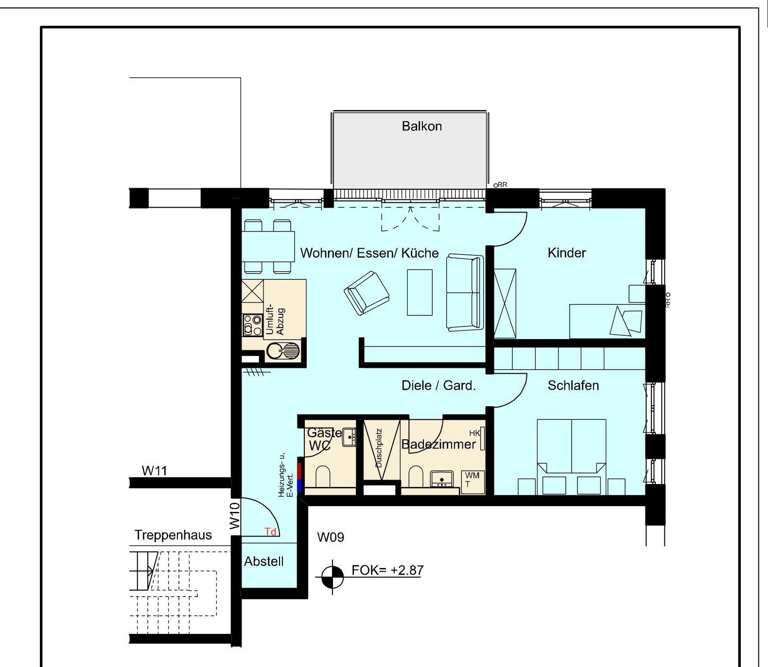 Wohnung zum Kauf provisionsfrei 455.000 € 3 Zimmer 80 m²<br/>Wohnfläche 1.<br/>Geschoss ab sofort<br/>Verfügbarkeit Cranachstraße  35a Nollingen Rheinfelden (Baden) 79618