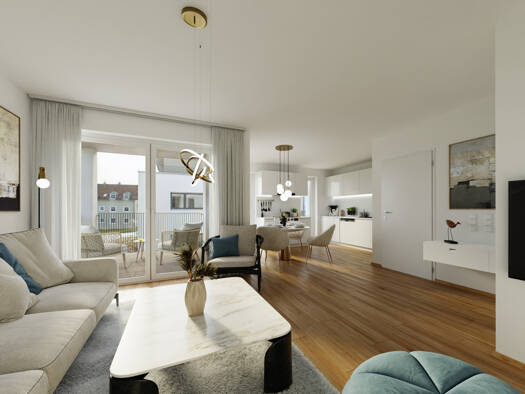 Wohnung zum Kauf - Erstbezug 301.372 € 2 Zimmer 72,6 m² 1. Geschoss Reisachangerstraße Schwarzach Schwarzach 94374
