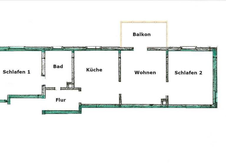 Wohnung zur Miete 850 € 3 Zimmer 75 m² 1. Geschoss Worblinger Straße 23 Singen Singen (Hohentwiel) 78224
