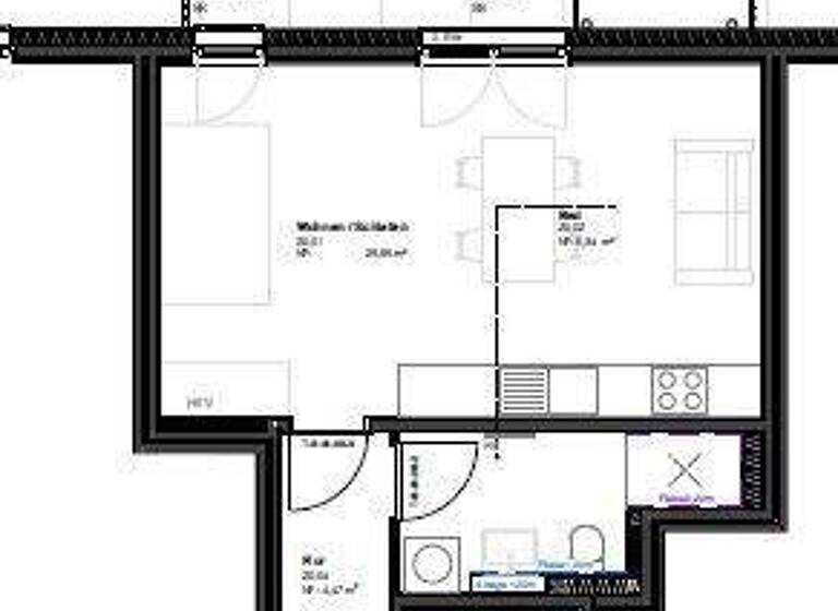Studio zur Miete - Erstbezug 632 € 1 Zimmer 39,5 m² 1. Geschoss frei ab 01.07.2026 Trachauer Straße 27 Mickten Dresden 01139