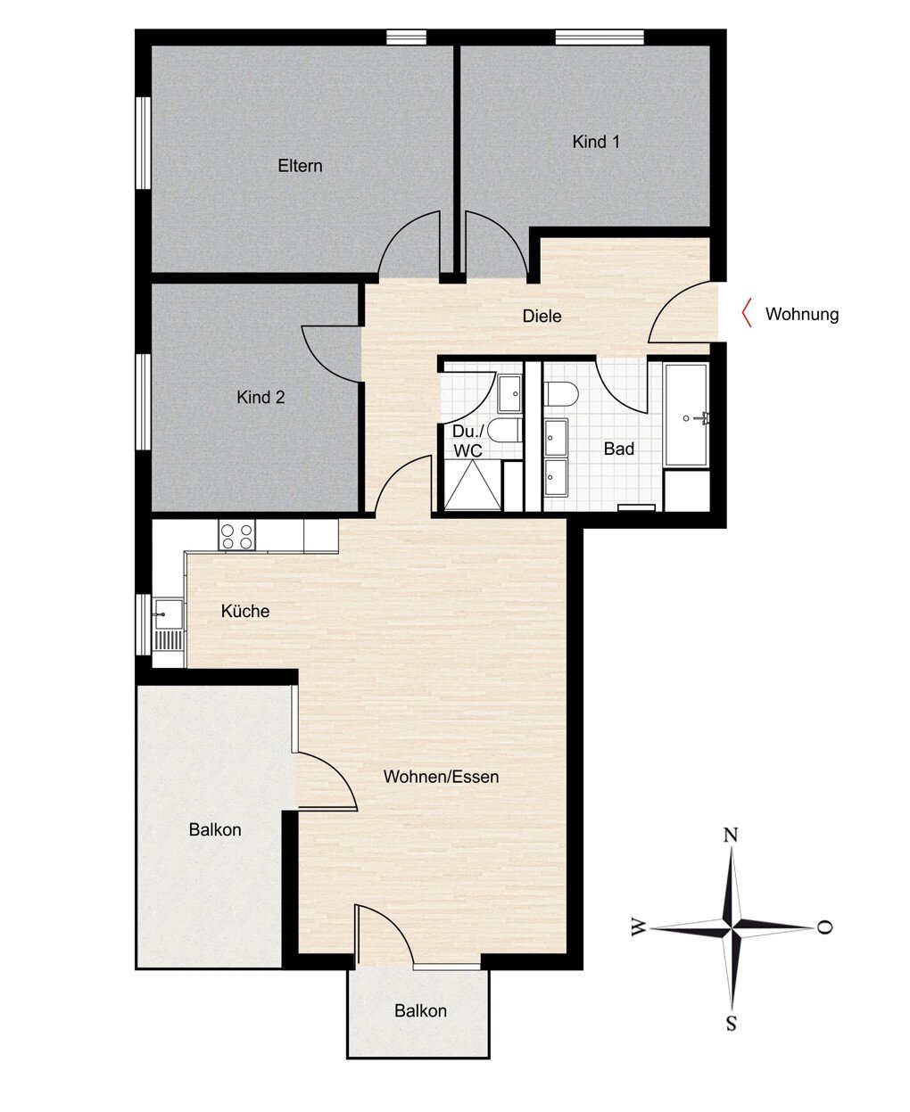 Wohnung zum Kauf 580.000 € 4 Zimmer 97 m²<br/>Wohnfläche Wasserburg Wasserburg 88142