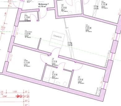 Wohnung zur Miete 644 € 3 Zimmer 77,8 m² Dachgeschoss frei ab 01.09.2025 Pferdemarkt 21 Güstrow Güstrow 18273