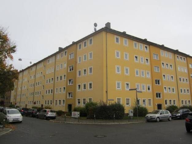 Wohnung zur Miete 648 € 2 Zimmer 46,2 m² 3. Geschoss frei ab 03.10.2026 Schoppershofstraße 7 Rennweg Nürnberg 90489