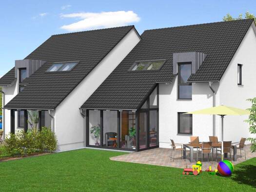 Doppelhaushälfte zum Kauf - Erstbezug provisionsfrei 408.000 € 4 Zimmer 134 m² 472 m² Grundstück Sylbeeksweg 1 Ahlum Wolfenbüttel 38302