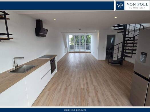 Maisonette zur Miete 1.370 € 2 Zimmer 100 m² 3. Geschoss Mitte Dortmund 44139