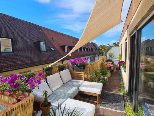 Terrassenwohnung zur Miete 770 € 2,5 Zimmer 52 m² Geschoss 3/4 frei ab 01.03.2026 Bibrastraße 15 Altstadt Würzburg 97070