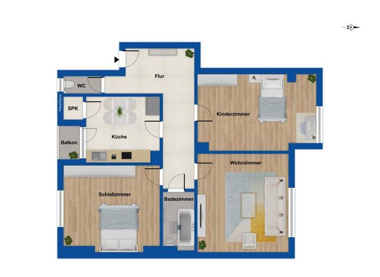 Wohnung zum Kauf 495.000 € 3 Zimmer 96 m² 3. Geschoss West Stuttgart 70193