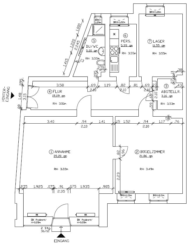 Ladenfläche zur Miete 7,84 € 3 Zimmer 101,9 m²<br/>Verkaufsfläche Weststr. 44 Kaßberg 911 Chemnitz 09112