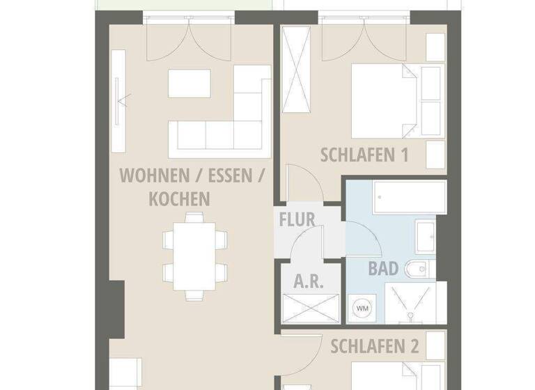 Wohnung zum Kauf provisionsfrei 413.840 € 3 Zimmer 84 m² 1. Geschoss Werner-von-Siemens-Allee 10 Röthenbach Röthenbach an der Pegnitz 90552