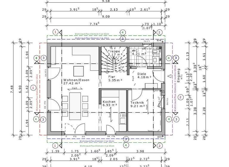 Einfamilienhaus zum Kauf provisionsfrei 446.055 € 5 Zimmer 120 m² 1.050 m² Grundstück Vielitz Vielitzsee 16835