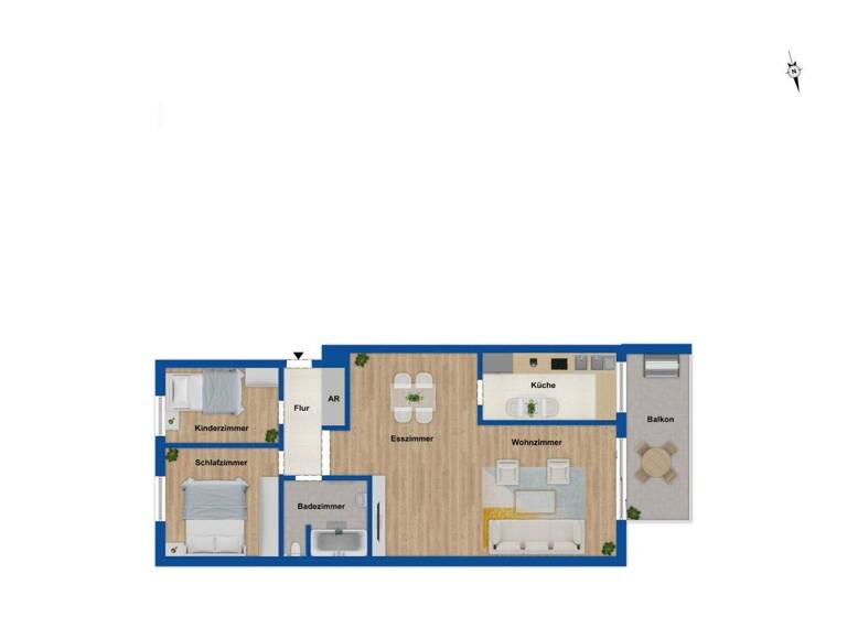 Wohnung zum Kauf 189.000 € 3 Zimmer 77,6 m² Waldorf Bornheim 53332