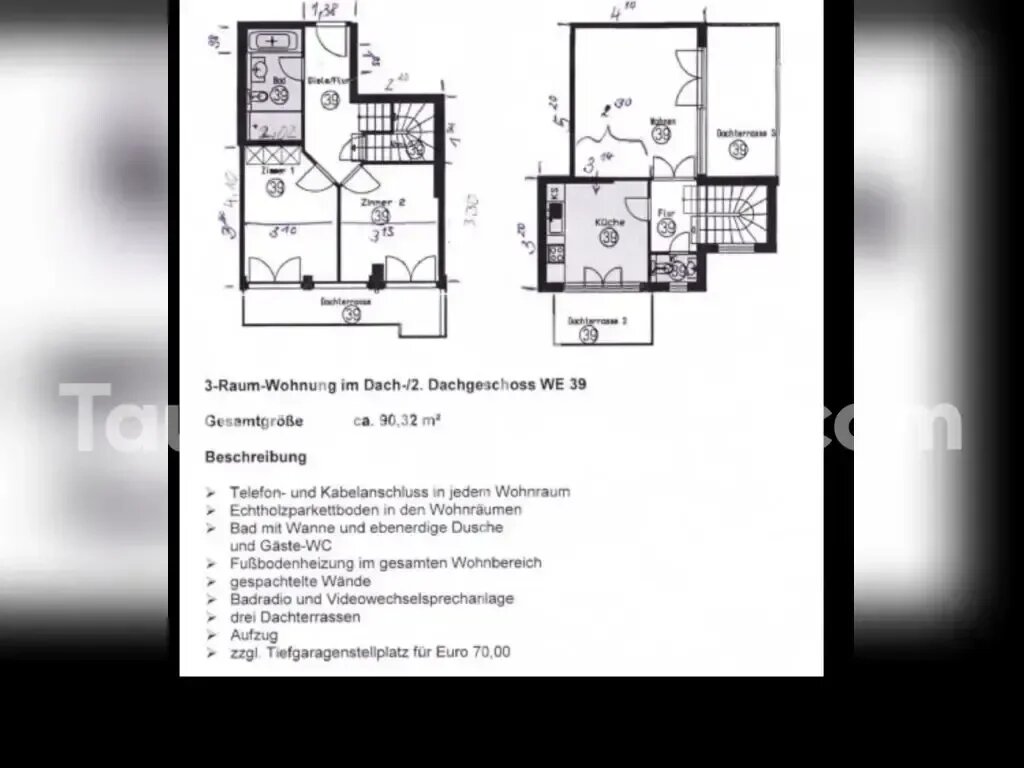 Maisonette zur Miete 1.090 € 3 Zimmer 90 m²<br/>Wohnfläche 5.<br/>Geschoss Zentrum - Nord Leipzig 04105