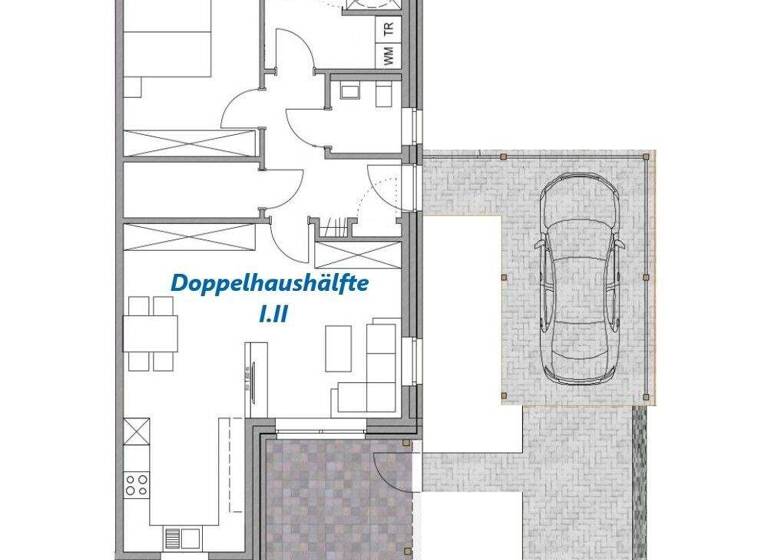 Doppelhaushälfte zur Miete 750 € 2 Zimmer 78,1 m² 255 m² Grundstück frei ab 01.03.2026 Werlte 49757