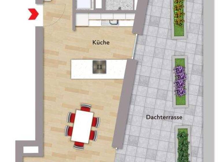 Wohnung zur Miete - Erstbezug 1.869 € 2 Zimmer 91,2 m² 4. Geschoss frei ab sofort Leonberg 71229