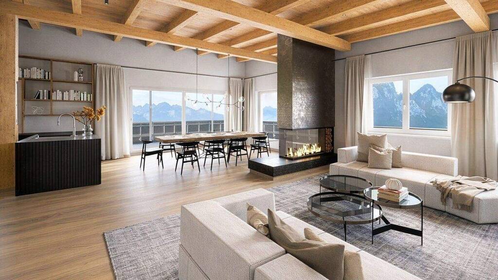 Penthouse zum Kauf - Erstbezug 1.195.000 € 3 Zimmer 184,4 m² 3. Geschoss Kössen 6345