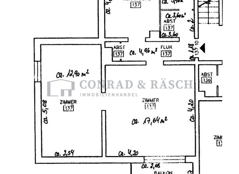 Wohnung zum Kauf 219.950 € 2 Zimmer 54,6 m² 1. Geschoss Reinickendorf Berlin 13403