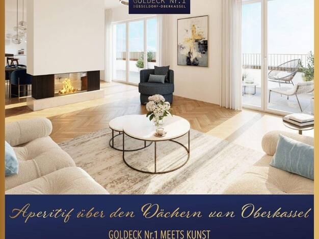 Penthouse zum Kauf - Erstbezug provisionsfrei 2.544.000 € 4 Zimmer 212 m² 4. Geschoss Niederkassel Düsseldorf / Oberkassel 40547
