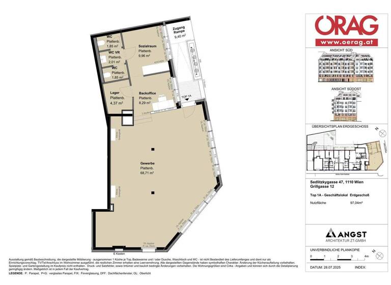 Laden zur Miete 26 € Wien 1110