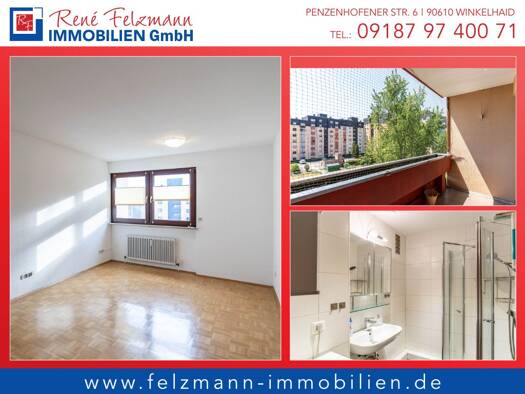 Wohnung zur Miete 1.050 € 3 Zimmer 85 m² 4. Geschoss Wetzendorf Nordwestliche Außenstadt 90425