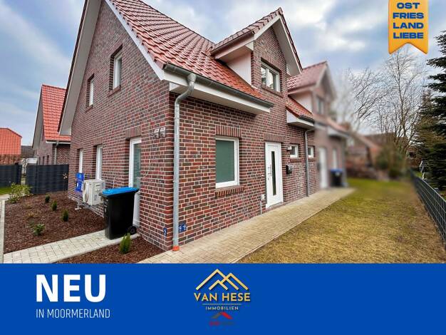 Doppelhaushälfte zum Kauf 326.500 € 4 Zimmer 91,1 m² 134 m² Grundstück frei ab sofort Warsingsfehn Moormerland 26802