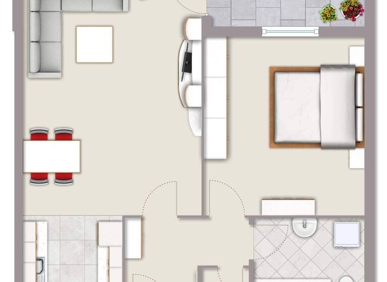 Wohnung zum Kauf 129.000 € 2,5 Zimmer 51,1 m² Sterkrade-Nord Oberhausen 46147