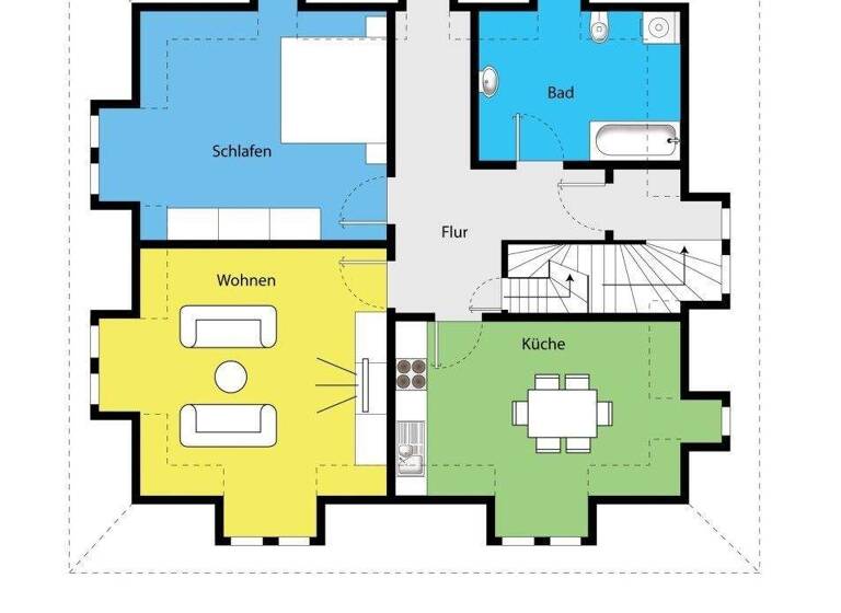 Maisonette zur Miete 500 € 3 Zimmer 84,3 m² Meißen 01665