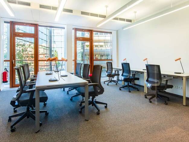 Bürofläche zur Miete provisionsfrei 36 m² Bürofläche teilbar ab 14 m² Hammer Straße 19 Hafen Düsseldorf 40221
