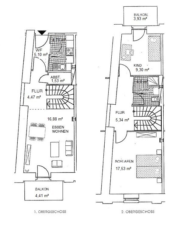 Maisonette zur Miete 419 € 3 Zimmer 73,3 m²<br/>Wohnfläche 2.<br/>Geschoss Bahnhofstraße 6b Innenstadt Riesa 01587