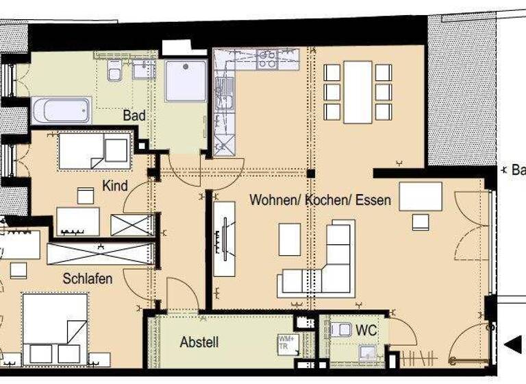 Wohnung zur Miete 2.099 € 3 Zimmer 113,8 m² 3. Geschoss Burgergäßchen 4 Innenstadt Augsburg 86150
