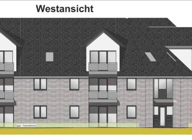 Terrassenwohnung zum Kauf - Erstbezug provisionsfrei 321.500 € 3 Zimmer 81 m² frei ab sofort Rhade Dorsten 46286