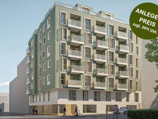 Wohnung zum Kauf - Erstbezug 232.579 € 2 Zimmer 44,6 m² 2. Geschoss Favoriten 1100
