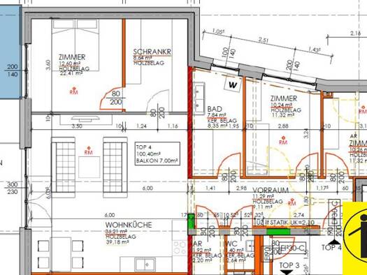 Wohnung zur Miete 922 € 4 Zimmer 100,4 m² frei ab 11.05.2026 St. Pölten 3100