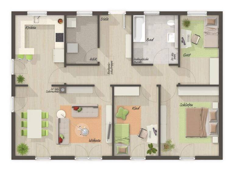 Einfamilienhaus zum Kauf 352.300 € 4 Zimmer 110 m² 710 m² Grundstück Finow Eberswalde 16225